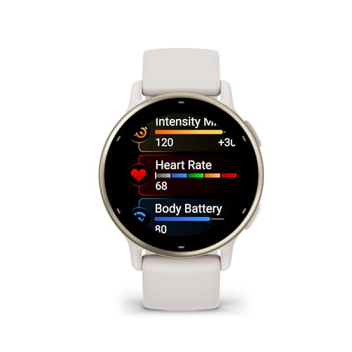 Garmin vívoactive 5 Ivory 42 mm – Smartwatch GPS de salud y fitness – vista 3