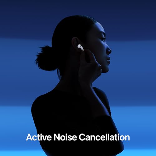 Apple AirPods 4 con cancelación activa de ruido y estuche USB-C – vista 4