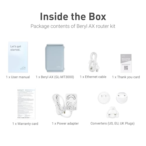 GL.iNet Beryl AX GL‑MT3000 – Router Wi‑Fi 6 de viaje – vista 7