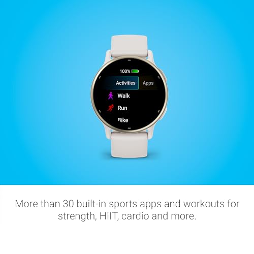 Garmin vívoactive 5 Ivory 42 mm – Smartwatch GPS de salud y fitness – vista 6