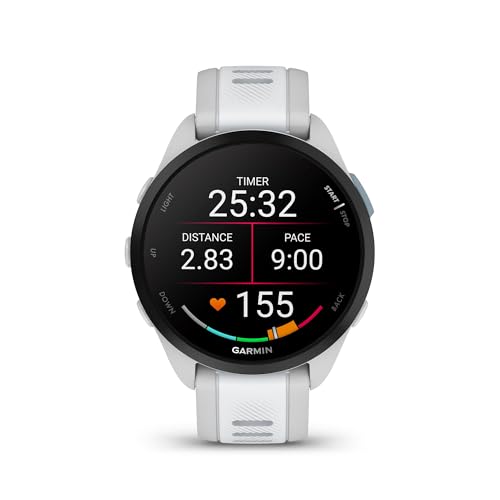 Garmin Forerunner 165 Whitestone 43 mm – Smartwatch running AMOLED – vista 3