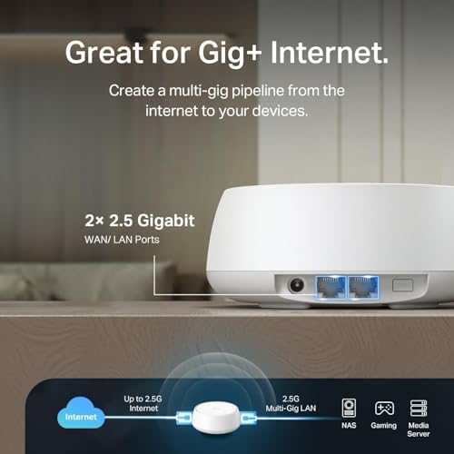 TP-Link Deco BE25 Wi-Fi 7 Mesh BE5000 – Unidad individual – vista 6