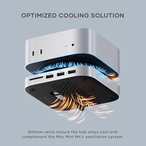 Satechi Hub & Stand para Mac mini M4 – Base USB-C con NVMe – vista 6