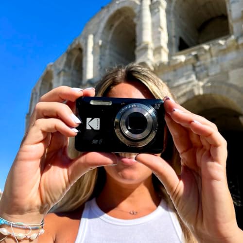 KODAK PIXPRO FZ55 negra – Cámara digital compacta de 16 MP – vista 3