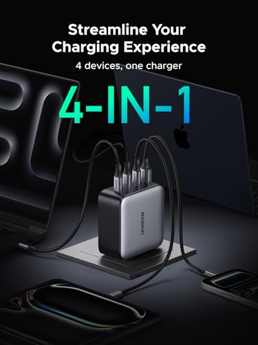 UGREEN Nexode 200W GaN – Cargador USB-C de 4 puertos – vista 6