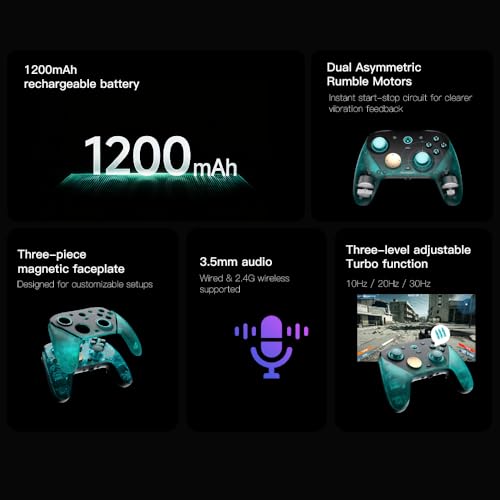 GameSir G7 Pro 8K Aimlabs – Control inalámbrico para PC – vista 7