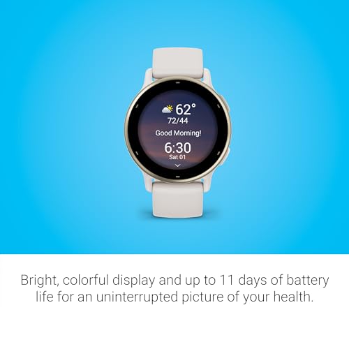 Garmin vívoactive 5 Ivory 42 mm – Smartwatch GPS de salud y fitness – vista 4