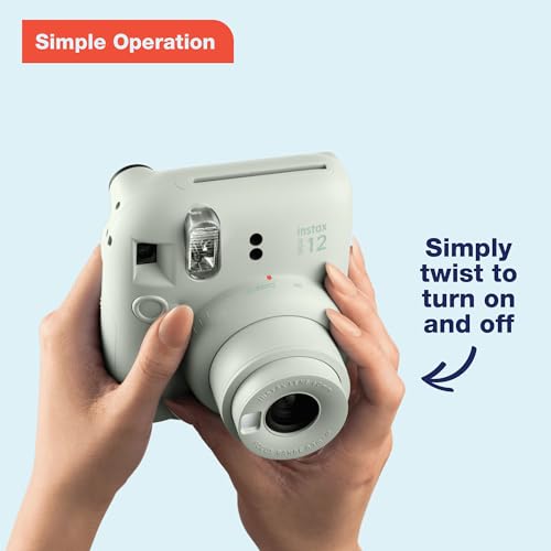 Fujifilm Instax Mini 12 verde menta – Cámara instantánea – vista 3