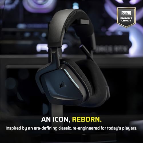 Corsair Void v2 Wireless negro – Headset gaming Bluetooth – vista 3
