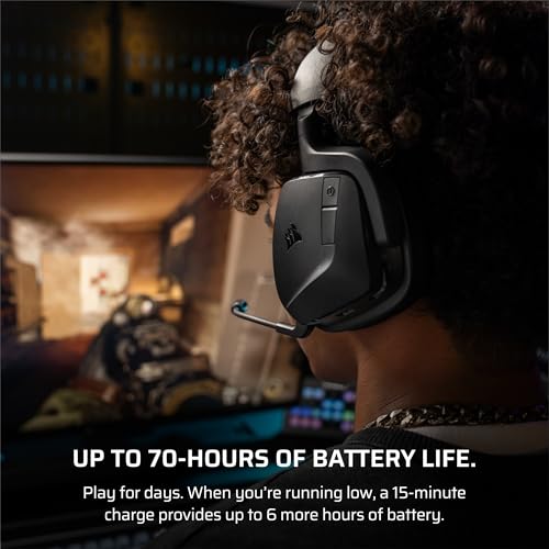 Corsair Void v2 Wireless negro – Headset gaming Bluetooth – vista 7