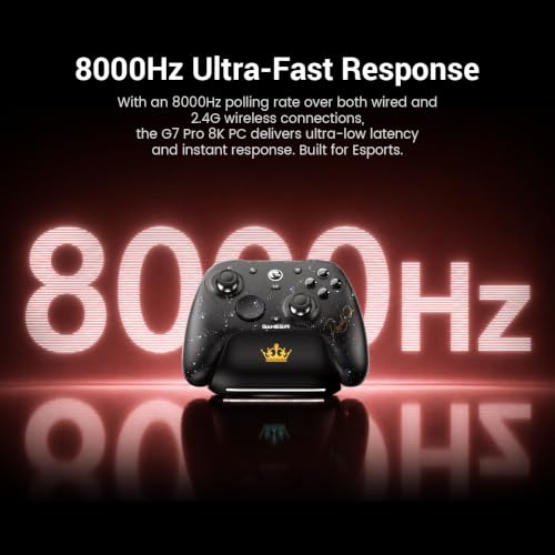 GameSir G7 Pro 8K PC – Control inalámbrico con joysticks TMR – vista 4