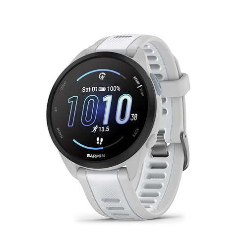 Garmin Forerunner 165 Whitestone 43 mm – Smartwatch running AMOLED – vista 2