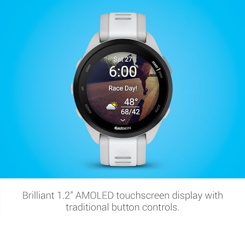 Garmin Forerunner 165 Whitestone 43 mm – Smartwatch running AMOLED – vista 4