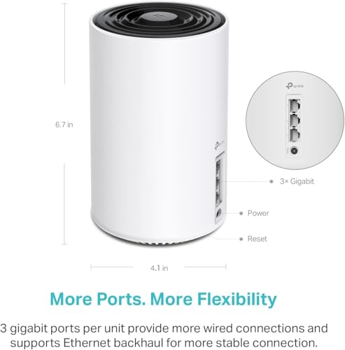 TP-Link Deco XE75 AXE5400 – Wi‑Fi 6E Mesh de una unidad – vista 7