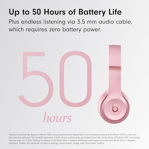 Beats Solo 4 Metallic Pink – Audífonos inalámbricos – vista 5