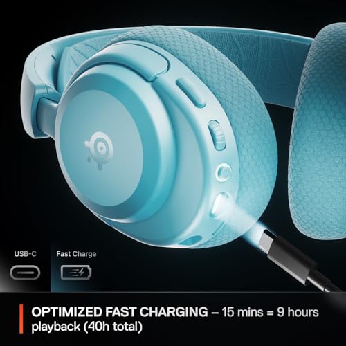 SteelSeries Arctis Nova 3X Aqua – Headset gaming inalámbrico – vista 5