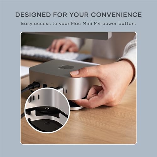 Satechi Hub & Stand para Mac mini M4 – Base USB-C con NVMe – vista 7