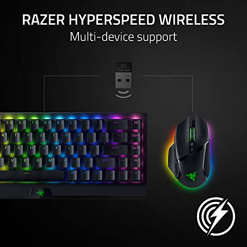 Razer Basilisk V3 Pro – Mouse gaming inalámbrico RGB negro – vista 7