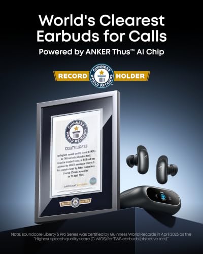 Soundcore Liberty 5 Pro negros – Earbuds con cancelación de ruido – vista 4