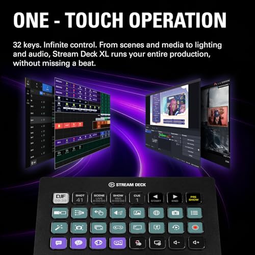 Elgato Stream Deck XL – Controlador de estudio con 32 teclas LCD – vista 5