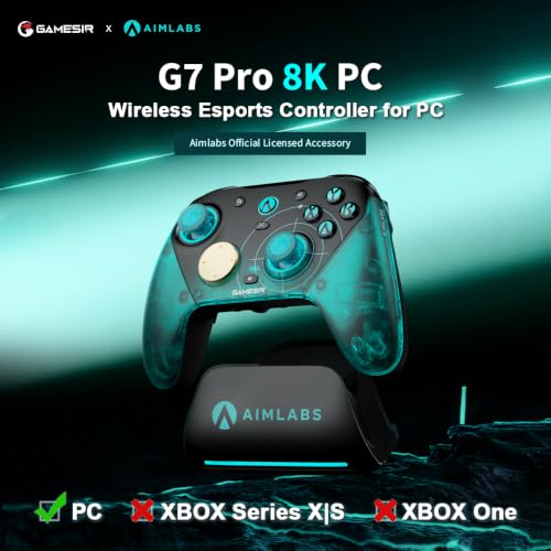 GameSir G7 Pro 8K Aimlabs – Control inalámbrico para PC – vista 3