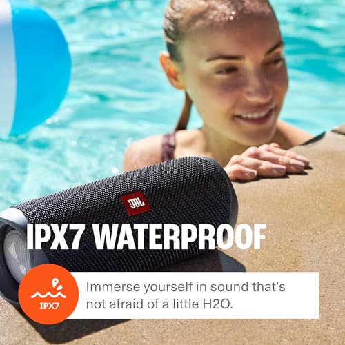 JBL Flip 5 Black Camo – Parlante Bluetooth portátil impermeable – vista 6
