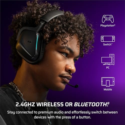 Corsair Void v2 Wireless negro – Headset gaming Bluetooth – vista 5