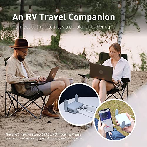 GL.iNet Beryl AX GL‑MT3000 – Router Wi‑Fi 6 de viaje – vista 5