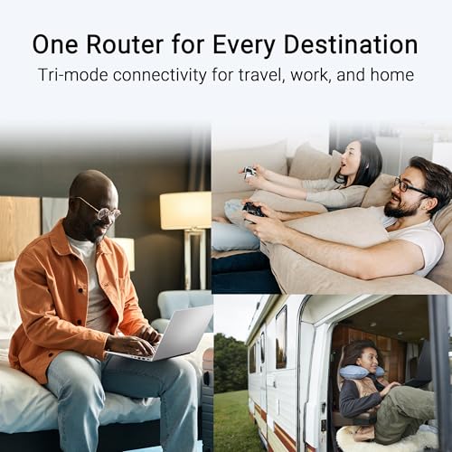 ASUS RT-AX57 Go AX3000 – Router portátil Wi‑Fi 6 – vista 5