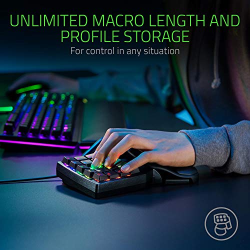 Razer Tartarus Pro negro – Teclado gaming óptico de 32 teclas – vista 7