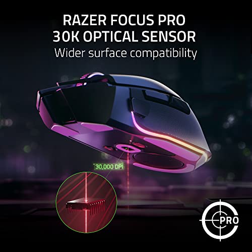 Razer Basilisk V3 Pro – Mouse gaming inalámbrico RGB negro – vista 6