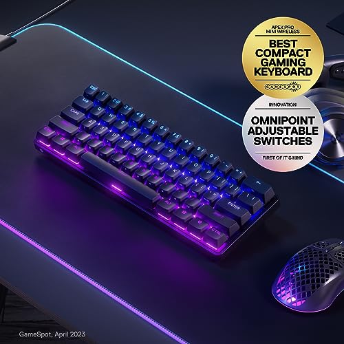 SteelSeries Apex Pro Mini Wireless negro – Teclado gaming 60% – vista 3