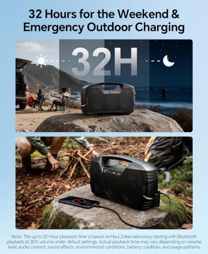 Houl Zallee negro – Parlante Bluetooth exterior de 90 W pico – vista 5
