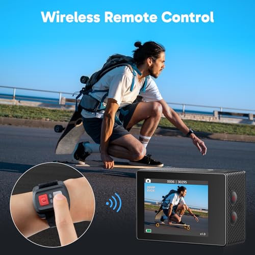 AKASO EK7000 4K – Cámara de acción con microSD de 64 GB – vista 6