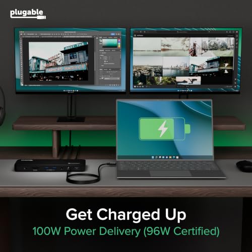 Plugable TBT4-UD5 – Dock Thunderbolt 4 de 13 puertos – vista 6
