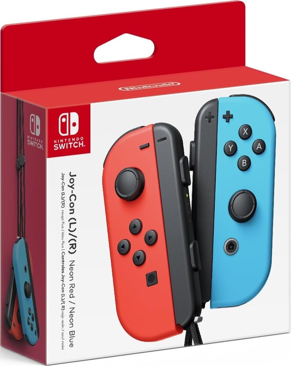 Nintendo Joy‑Con L/R Neon Red y Neon Blue – Par de controles