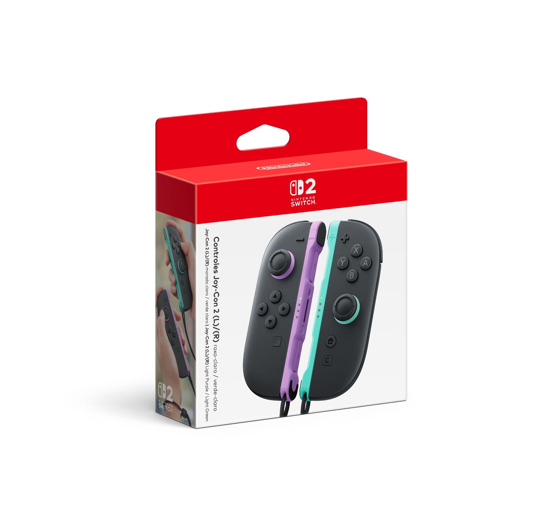 Nintendo Joy-Con 2 morado y verde – Par izquierdo y derecho