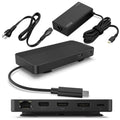 Lenovo USB-C Travel Dock – Base de 7 puertos con doble 4K y cargador 100W