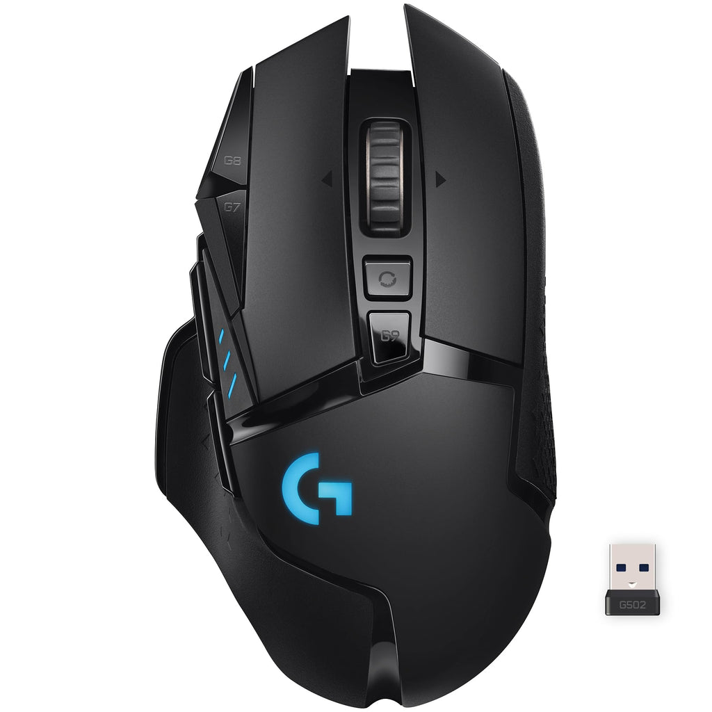 Logitech G502 LIGHTSPEED – Mouse gaming inalámbrico negro