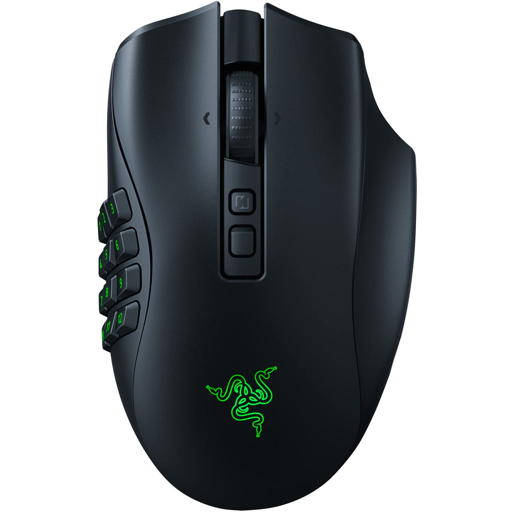 Razer Naga V2 Pro – Mouse gaming inalámbrico MMO negro