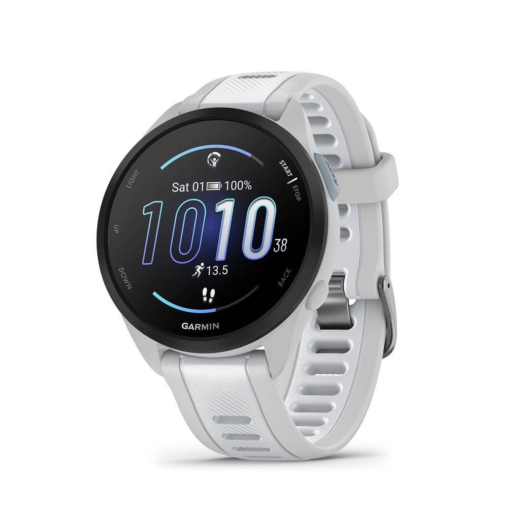 Garmin Forerunner 165 Whitestone 43 mm – Smartwatch running AMOLED