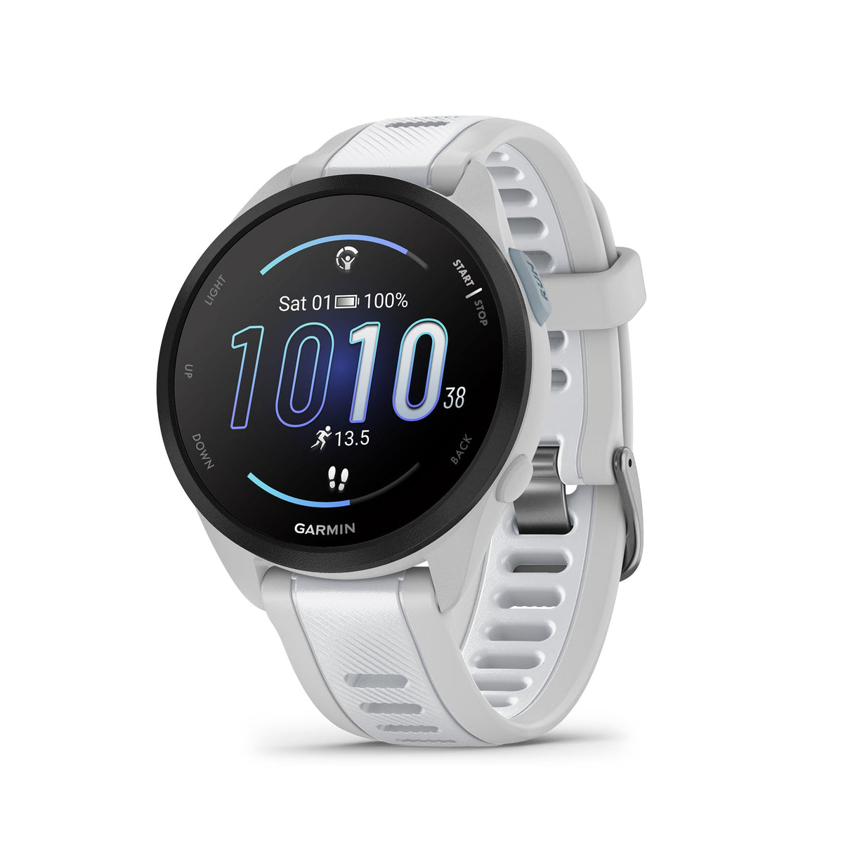 Garmin Forerunner 165 Whitestone 43 mm – Smartwatch running AMOLED