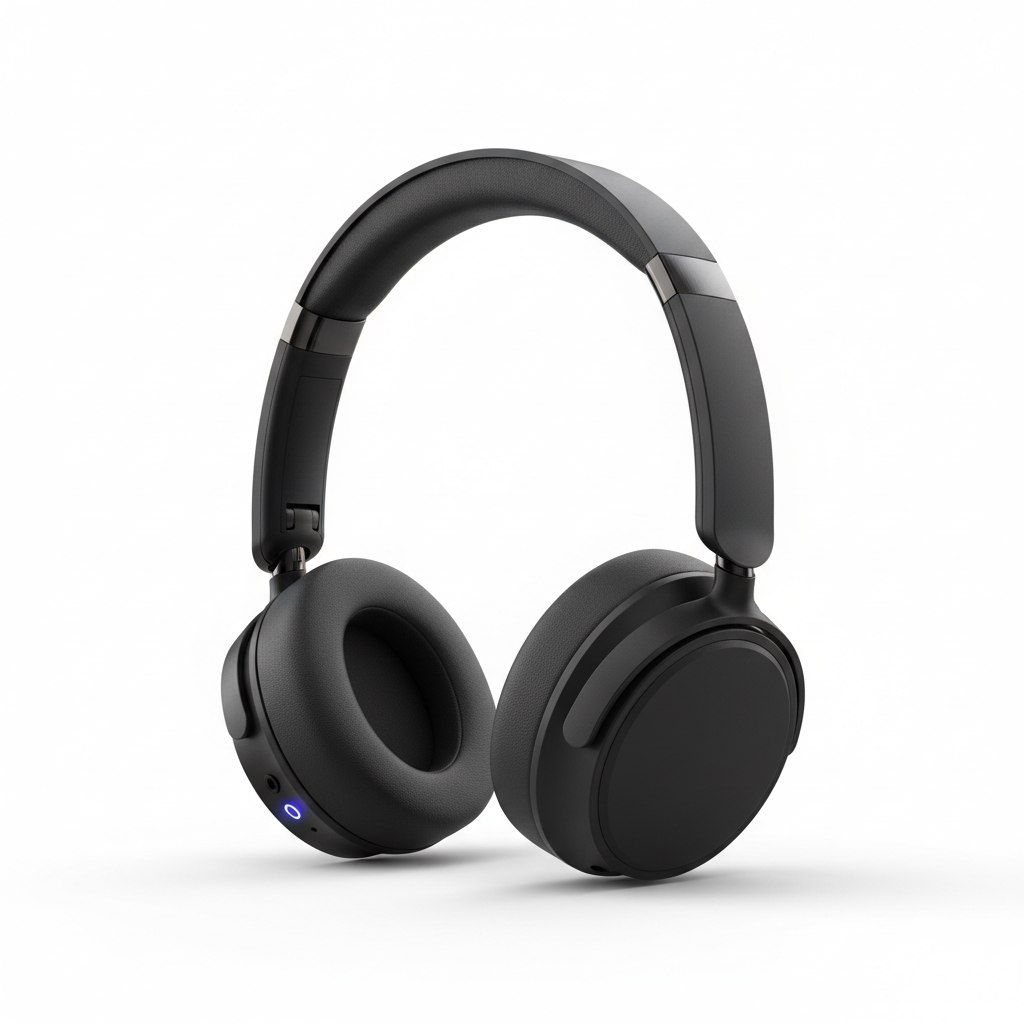 Audífonos negros Bluetooth