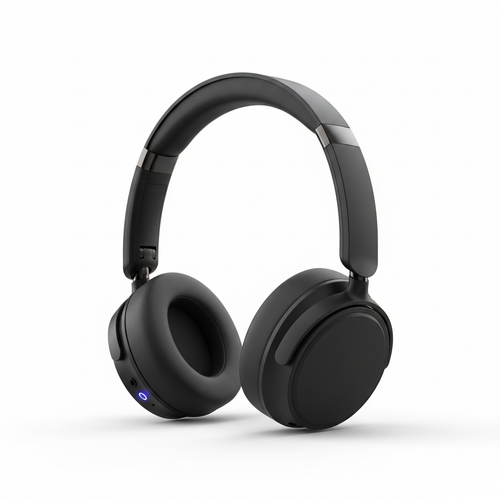 Audífonos negros Bluetooth